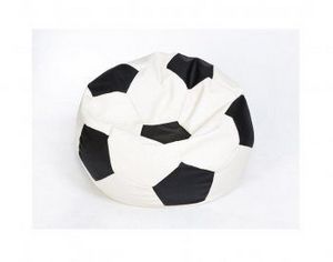 Кресло-мешок Мяч малый бело-черное в Миассе - miass.ok-mebel.com | фото 1