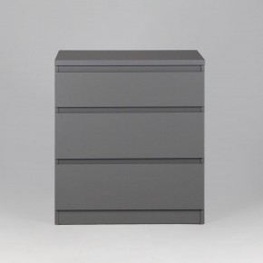 2.03.02.060.4 КАСТОР комод 3 ящика RU серый в Миассе - miass.ok-mebel.com | фото 2