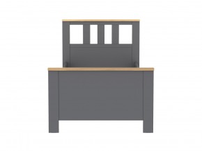2.08.04.050.15 САГА кровать одинарная 90х200 серая/ясень в Миассе - miass.ok-mebel.com | фото 2