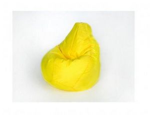 Кресло-мешок Груша малое желтое в Миассе - miass.ok-mebel.com | фото 1