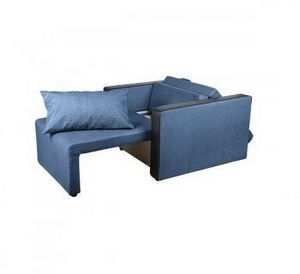 Кресло-кровать Милена с подлокотниками Синий в Миассе - miass.ok-mebel.com | фото 2