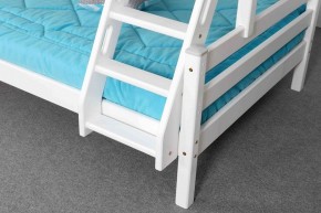 АДЕЛЬ Кровать двухъярусная с наклонной лестницей (белый) в Миассе - miass.ok-mebel.com | фото 7