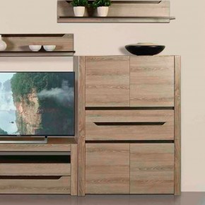 АФИНА А16а Шкаф МЦН Ясень Таормина в Миассе - miass.ok-mebel.com | фото 3