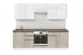 АНТИКА Кухонный гарнитур Базис (2400 мм) в Миассе - miass.ok-mebel.com | фото 3