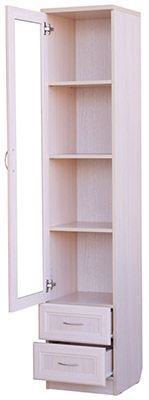 Шкаф для книг с ящиками узкий арт. 220 в Миассе - miass.ok-mebel.com | фото 7