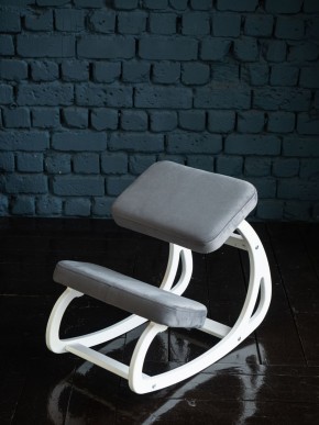 Балансирующий коленный стул Конёк Горбунёк (Белый) в Миассе - miass.ok-mebel.com | фото 3