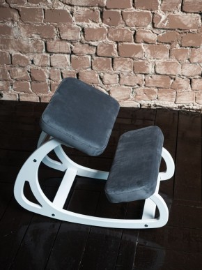 Балансирующий коленный стул Конёк Горбунёк (Белый) в Миассе - miass.ok-mebel.com | фото 5
