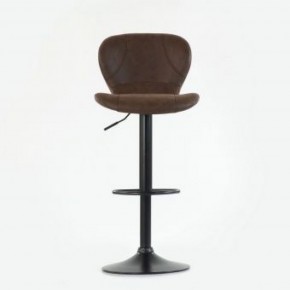 Барный стул Barneo N-86 Time / Black / VPU Brown Vintage коричневый винтаж PK970-18 в Миассе - miass.ok-mebel.com | фото 3