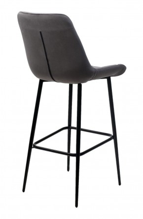 Барный стул ХОФМАН, цвет H-14 Серый, велюр / черный каркас М-City в Миассе - miass.ok-mebel.com | фото 4
