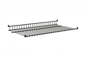 БАСКО Полка сотовая L600 (черный муар) в Миассе - miass.ok-mebel.com | фото
