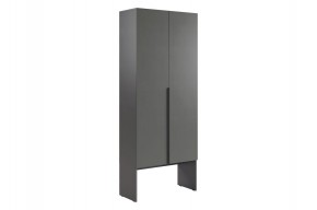 БАСКО Шкаф двухдверный L800 (графит) в Миассе - miass.ok-mebel.com | фото
