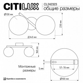 Бра Citilux Ronny CL242323 в Миассе - miass.ok-mebel.com | фото 9
