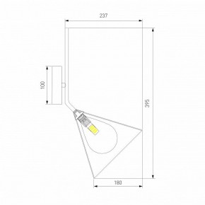 Бра Eurosvet Enigma 70161/1 черный в Миассе - miass.ok-mebel.com | фото 6