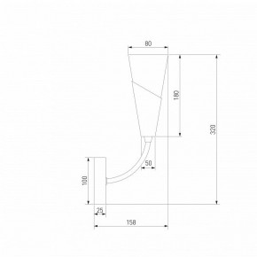 Бра Eurosvet Rhyton 60167/1 латунь в Миассе - miass.ok-mebel.com | фото 5