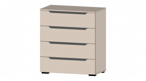 БРИТАНА Комод 4 ящика (кашемир) в Миассе - miass.ok-mebel.com | фото