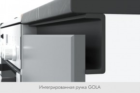 БЬЯНКА Кухонный гарнитур 1,6 белый/лиственница охотская/смоки софт в Миассе - miass.ok-mebel.com | фото 3
