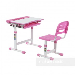 Комплект парта + стул трансформеры Cantare Pink в Миассе - miass.ok-mebel.com | фото 2