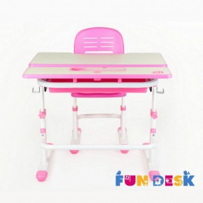 Парта-трансформер + стул Lavoro Pink в Миассе - miass.ok-mebel.com | фото 4