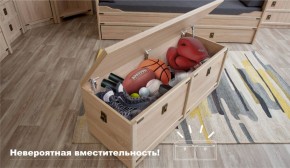 Детская Система Валенсия Сундук Дуб сонома в Миассе - miass.ok-mebel.com | фото 3