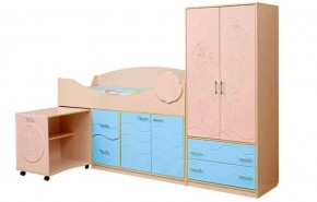 Набор мебели для детской Юниор -12.2 (700*1860) МДФ матовый в Миассе - miass.ok-mebel.com | фото 1