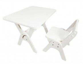 Детский растущий стол-парта и стул Я САМ "Умка" (Белый) в Миассе - miass.ok-mebel.com | фото