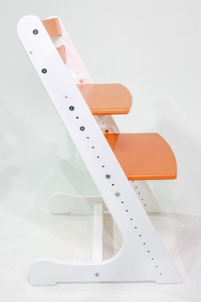 Детский растущий стул Конёк Горбунёк Комфорт ( Бело-оранжевый) в Миассе - miass.ok-mebel.com | фото 4