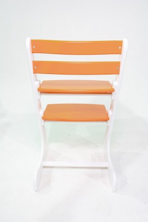 Детский растущий стул Конёк Горбунёк Комфорт ( Бело-оранжевый) в Миассе - miass.ok-mebel.com | фото 5