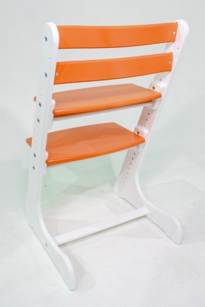 Детский растущий стул Конёк Горбунёк Комфорт ( Бело-оранжевый) в Миассе - miass.ok-mebel.com | фото 6