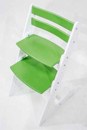 Детский растущий стул Конёк Горбунёк Комфорт (Бело-зеленый) в Миассе - miass.ok-mebel.com | фото 4