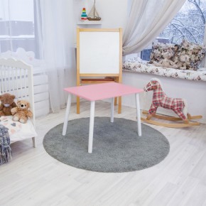 Детский стол Rolti Baby (розовый/белый, массив березы/мдф) в Миассе - miass.ok-mebel.com | фото 1