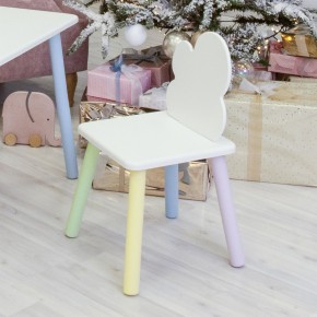 Детский стул Облачко (Белый/Белый/Цветной) в Миассе - miass.ok-mebel.com | фото 1