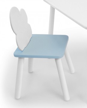Детский стул Облачко (Белый/Голубой/Белый) в Миассе - miass.ok-mebel.com | фото 1