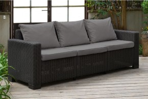 Диван Калифорния 3-х местный (California 3 Sofa), графит в Миассе - miass.ok-mebel.com | фото