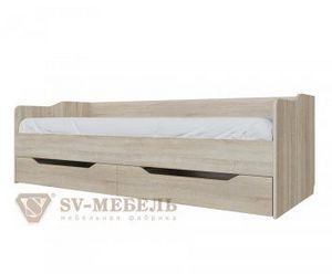 Диван-кровать №1 (сонома) в Миассе - miass.ok-mebel.com | фото 1