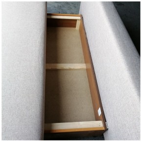 Диван-кровать Комфорт без подлокотников BALTIC AZURE (2 подушки) в Миассе - miass.ok-mebel.com | фото 6