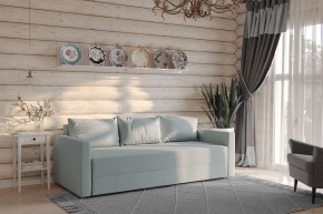 Диван-кровать Вало мятно-серый, ткань рогожка в Миассе - miass.ok-mebel.com | фото 2
