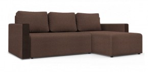 Диван угловой Алиса 3 Bahama PEBBLE - Teos Dark Brown в Миассе - miass.ok-mebel.com | фото