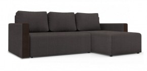 Диван угловой Алиса 3 Vital PEBBLE - Teos Dark Brown в Миассе - miass.ok-mebel.com | фото