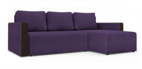 Диван угловой Алиса 3 Vital VIOLET - Teos Dark Brown в Миассе - miass.ok-mebel.com | фото