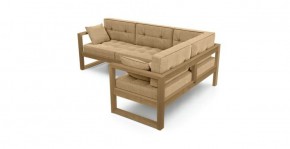 Диван угловой Д-4 Правый (Беж/Холодный серый) в Миассе - miass.ok-mebel.com | фото 2
