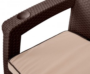Диван Yalta Premium Sofa 2 Set (Ялта) шоколадный (+подушки под спину) в Миассе - miass.ok-mebel.com | фото 3