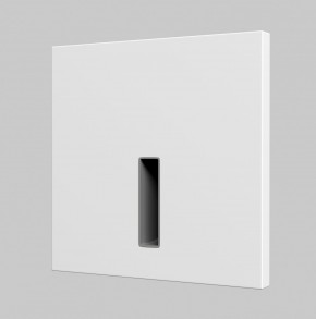 DK1030-WH Светильник встраиваемый в стену, IP 20, LED 3000K, 3 Вт, белый, алюминий в Миассе - miass.ok-mebel.com | фото