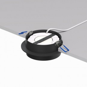 DK2090-BK Встраиваемый светильник FLAT, IP 20, до 15 Вт, GX53, LED, черный, алюминий в Миассе - miass.ok-mebel.com | фото 4