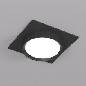 DK2091-BK Встраиваемый светильник FLAT, IP 20, до 15 Вт, GX53, LED, черный, алюминий в Миассе - miass.ok-mebel.com | фото