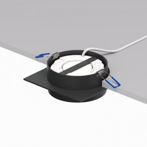 DK2091-BK Встраиваемый светильник FLAT, IP 20, до 15 Вт, GX53, LED, черный, алюминий в Миассе - miass.ok-mebel.com | фото 4