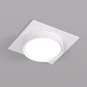 DK2091-WH Встраиваемый светильник FLAT, IP 20, до 15 Вт, GX53, LED, белый, алюминий в Миассе - miass.ok-mebel.com | фото