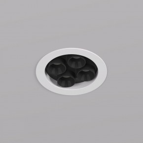 DK2510-WB Встраиваемый светильник SPACE со светодиодом d65 220V 8W 38° 4000К IP20 белый/черный алюминий в Миассе - miass.ok-mebel.com | фото 2