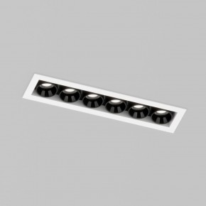 DK2514-WB Встраиваемый светильник SPACE со светодиодом L126mm 220V 10W 38° 4000К IP20 белый/черный алюминий в Миассе - miass.ok-mebel.com | фото