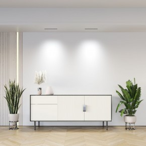 DK2515-WB Встраиваемый светильник SPACE со светодиодом L240mm 220V 20W 38° 4000К IP20 белый/черный алюминий в Миассе - miass.ok-mebel.com | фото 7
