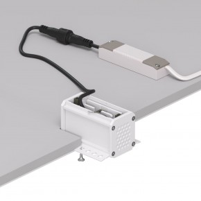 DK2530-WB Встраиваемый светильник SPACE со светодиодом под шпатлевку L69mm 220V 6W 38° 4000К IP20 белый/черный алюминий в Миассе - miass.ok-mebel.com | фото 5